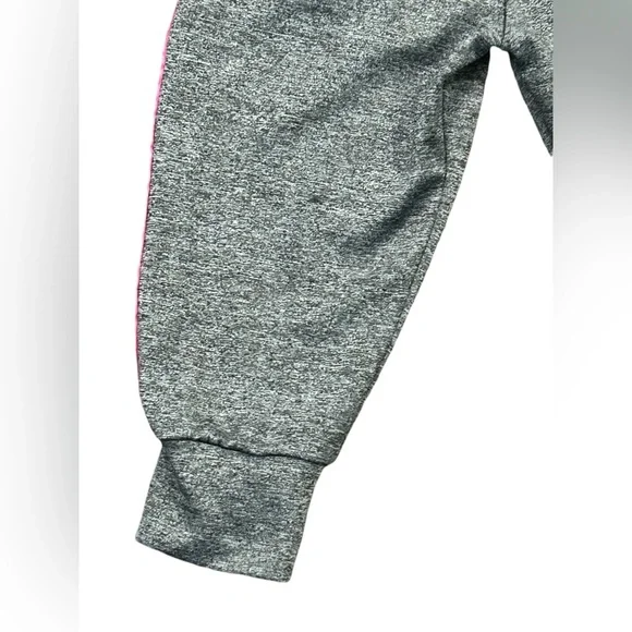 Off-White TM Will 5,400 Womens Gray Pink Cropped Joggers Workout Pants Sz S/M